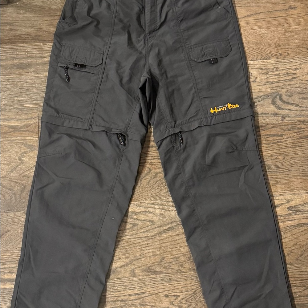 Dark grey Cargo Pants/ zip off shorts